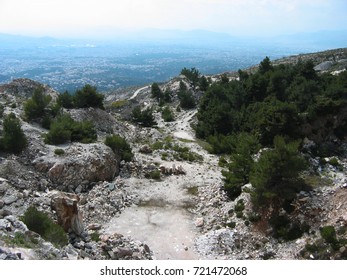 Penteli mountain Athens Greece 
