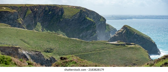 Pentire Steps Clifftop Hike Look Out Stock Photo 2183828179 | Shutterstock