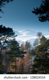 The Pentland Hills In Winter