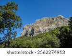 Penyal des Migdia, 1401 meters, municipality of Fornalutx, natural area of ​​the Sierra de Tramuntana, Mallorca, Balearic Islands, Spain