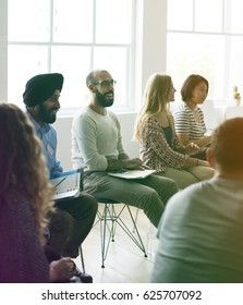 People Attending A Business Event