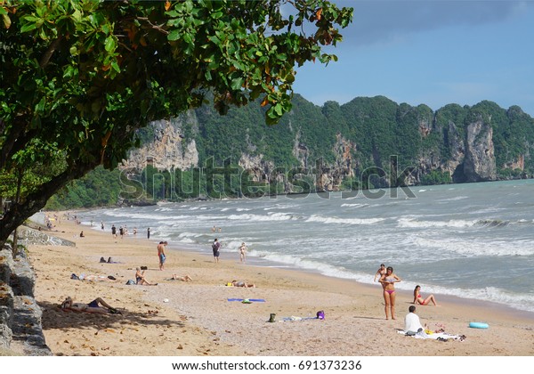People Beach Hua Hin Thailand 29 Royalty Free Stock Image