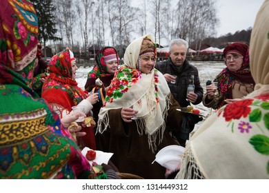 People Celebrate Maslenitsa Pancake Week Pagan Stock Photo (Edit Now ...