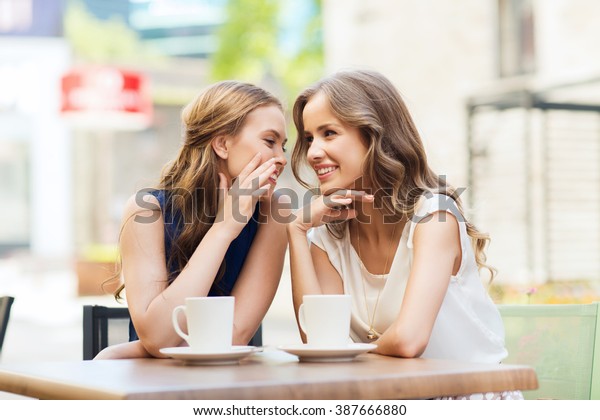 People Communication Friendship Concept Smiling Young Stock Photo ...