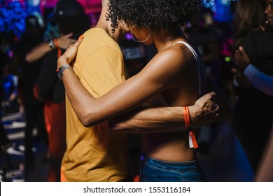 People Dancing Kizomba On The Dance Floor