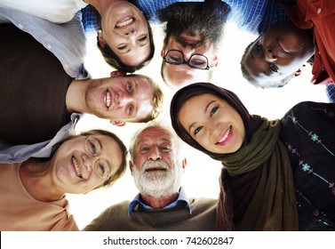 People of different ages and nationalities having fun together - Shutterstock ID 742602847