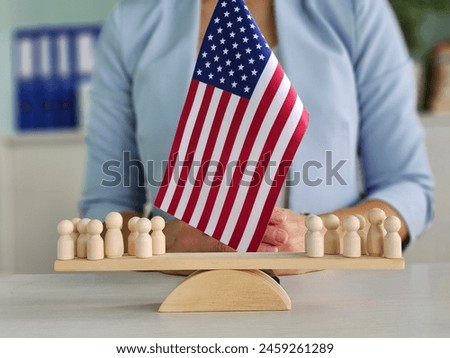 People are divided into two groups in America