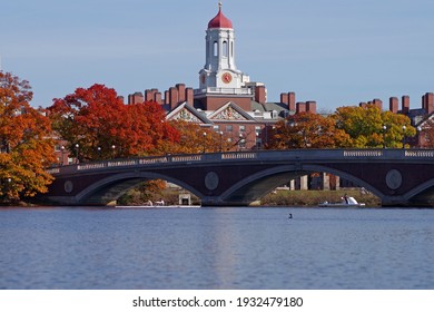 People enjoying a beautiful fall day in Boston MA
