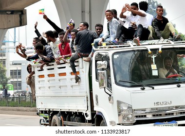 People Of Ethiopia Welcomes Eritrea's President, 14 July 2018, Addis Ababa, Ethiopia