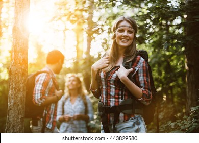 People Exploring Forest Recreation Stock Photo 443829580 | Shutterstock