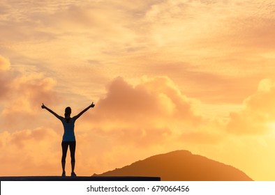 People freedom, happiness and active lifestyle. - Shutterstock ID 679066456