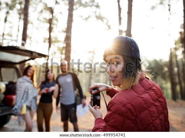 People Friendship Hangout Traveling Destination\
Trekking Camera Shoot\
Concept