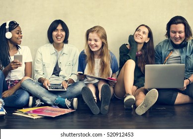 People Friendship Music Talking Entertainment Togetherness Concept - Powered by Shutterstock
