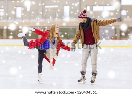 Similar – Image, Stock Photo Woman skating and having fun in the street