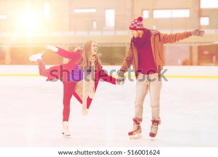 Similar – Fun ice skating