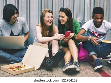 People Friendship Togetherness Activity Youth Culture Concept