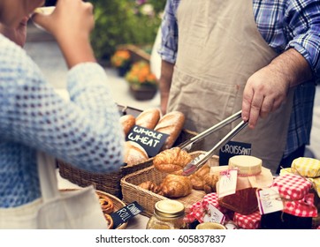 People At Healthy Local Food Festive