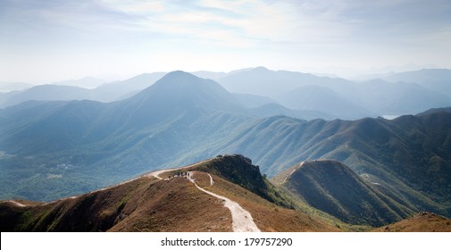 People Hiking In Mountain, Asia, 