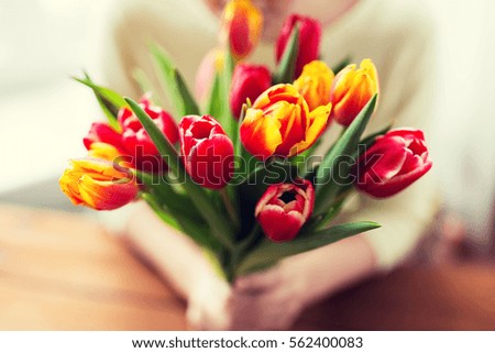 Similar – Image, Stock Photo Red Tulip Nature Plant