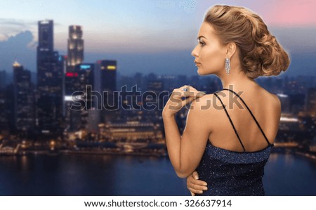 Similar – Image, Stock Photo Evening view over the Roman bridge to the old town of Cordoba