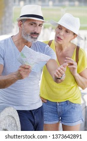 people looking at a map