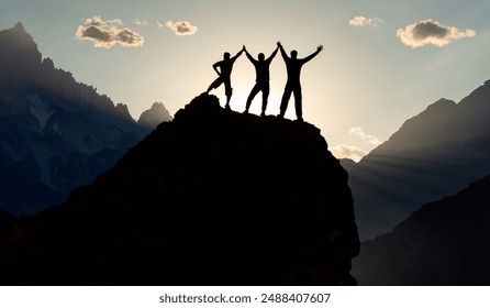 People making careers, team reaching goals and succeeding together - Powered by Shutterstock