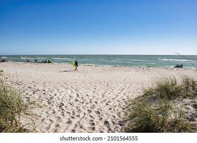 People At The Manasota Key Beach, Englewood, Florida, US