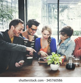 People Meeting Communication Technology Digital Tablet Concept - Powered by Shutterstock