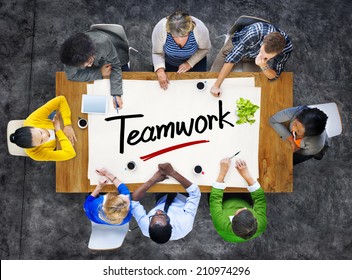 People Meeting Teamwork Concepts Stock Photo 210974296 