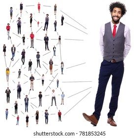 people in a network - Shutterstock ID 781853245