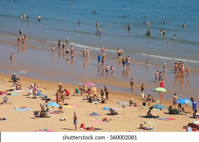 People on beach
