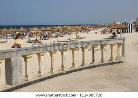 Similar – Image, Stock Photo Parasol, under palm trees