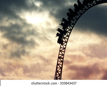 People On The Roller Coaster Going Down, UK