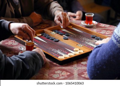 People Playing Backgammon