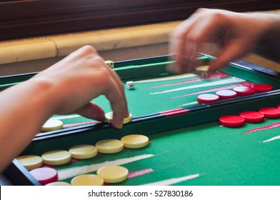 People Playing Backgammon