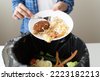 person food waste