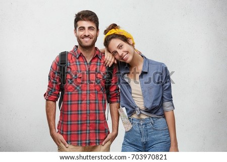 Similar – Image, Stock Photo TOURIST Human being