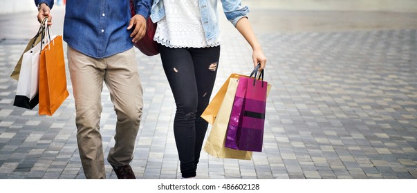 People Shopping Spending Customer Consumerism Concept