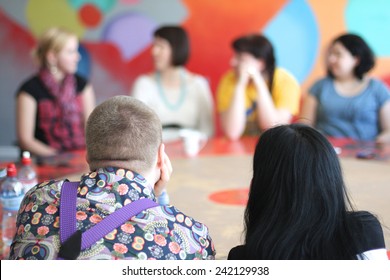 People Sitting At The Round Table