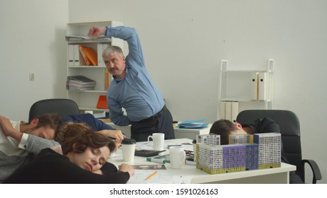 Person Sleeping In Office Stock Photos Images Photography
