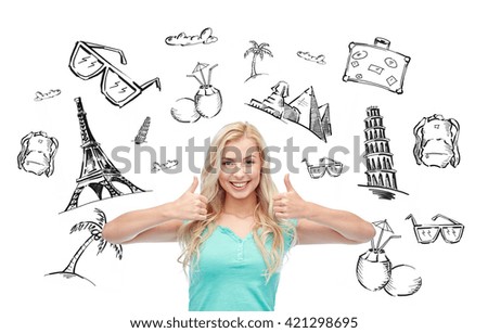 Similar – Image, Stock Photo Sweet Vacation & Travel