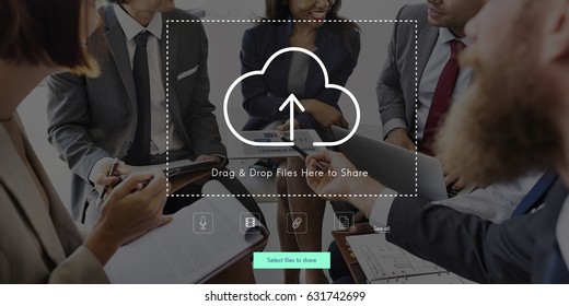 People Using Technology Digital Device with Cloud Computing Icon Graphic - Powered by Shutterstock - Get 15% off with code: PIKWIZARD15