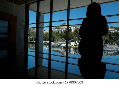 People Visit The National Gallery Of Greece In Athens, Greece On May 14, 2021. The Newly Renovated Building Reopened Its Doors To Public After An 8-year Refurbishment.