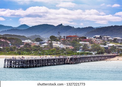 People Walking On Coffs Harbour Jetty