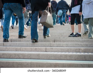 People Walking On Street