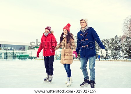 Similar – Fun ice skating