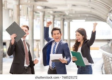 People Work for Business Project with team together. People talking for business project with team. Business people success for work concept. - Shutterstock ID 768525172
