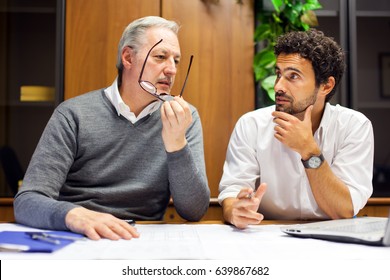 People At Work In Their Office