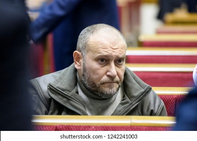 Peoples Deputy Of Ukraine Dmytro Yarosh During An Extraordinary Parliament Session In Kyiv, Ukraine, On November 26, 2018.