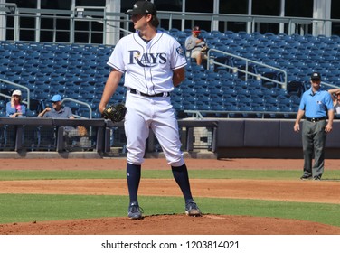 Peoria,AZ/USA -October 15,2018: 	Matt Krook Pitcher For The Peoria Javelinas At Peoria Sports Complex.